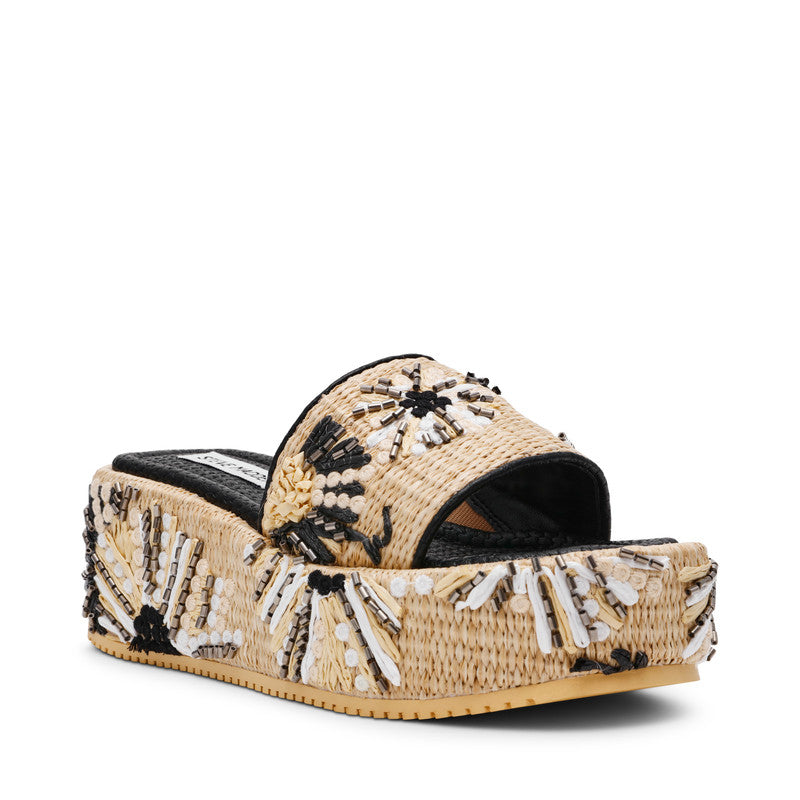 Decor Black Women's Wedge Sandals