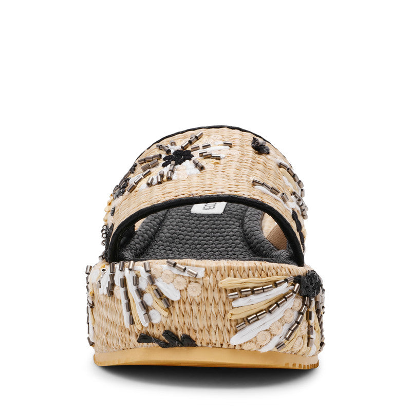 Decor Black Women's Wedge Sandals