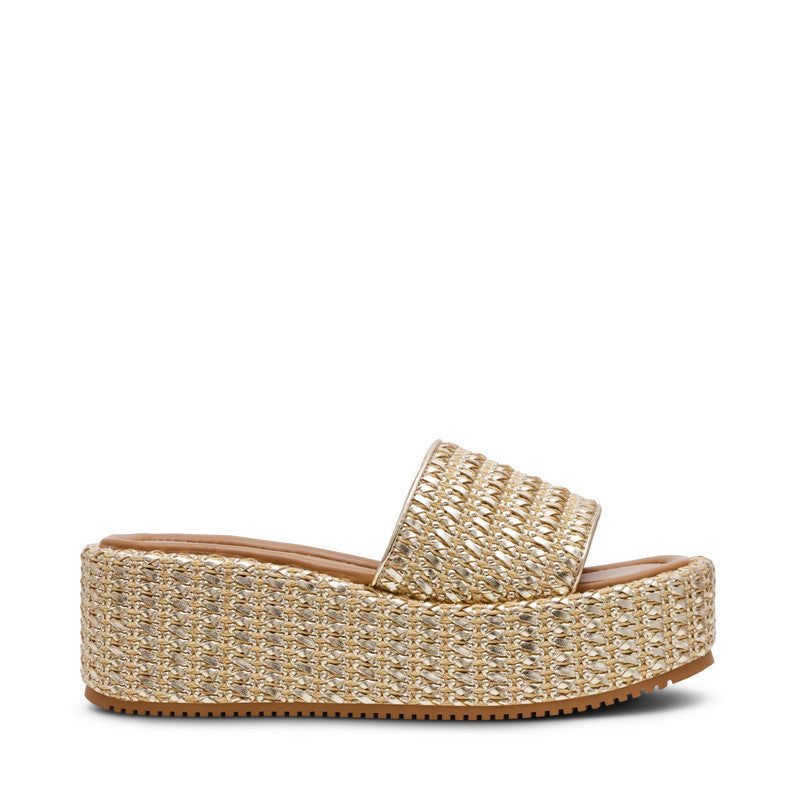 Decor Gold Women's Wedge Sandals