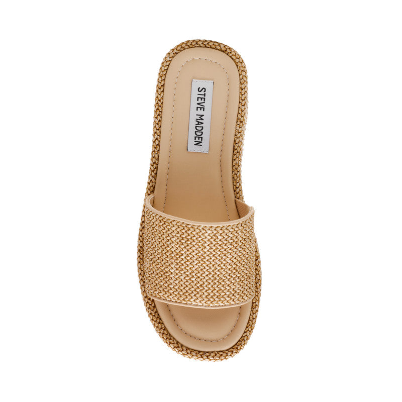 Decor Light Brown Women's Wedge Sandals - view 6