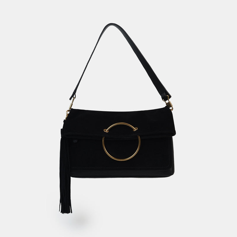 DELILAH BLACK SHOULDER BAG