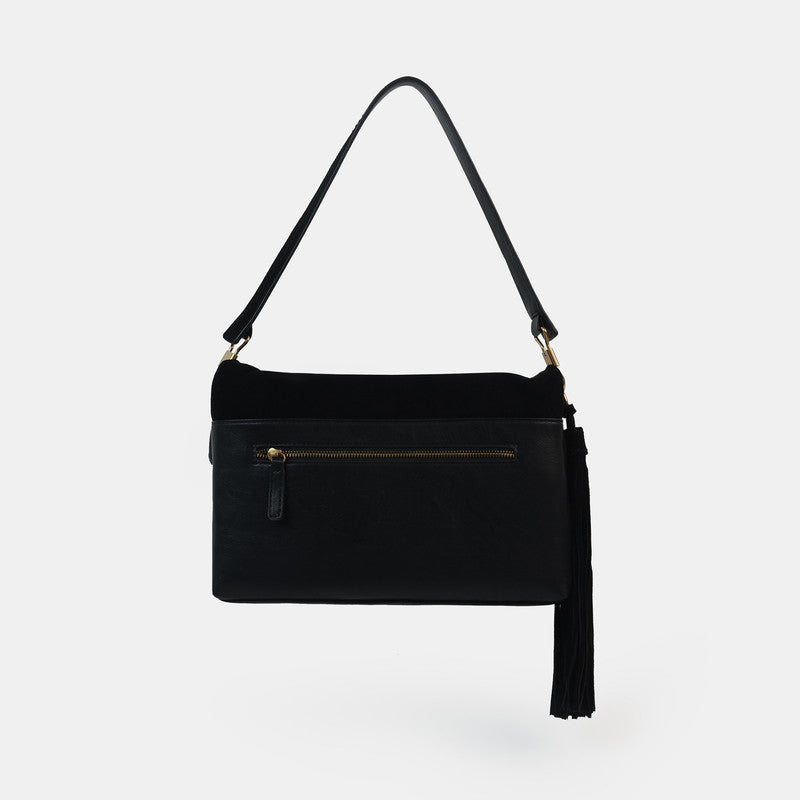 DELILAH BLACK SHOULDER BAG