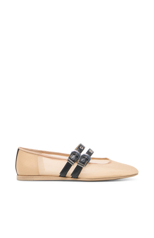 Baylee Grommet Mesh Blush Women's Ballet Flats - view 2