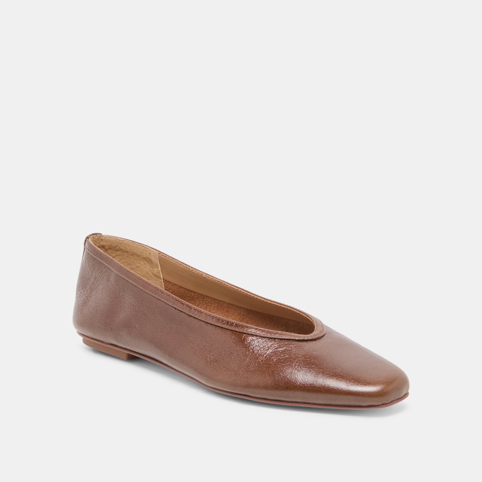 Caret Russet Women's Ballet Flats