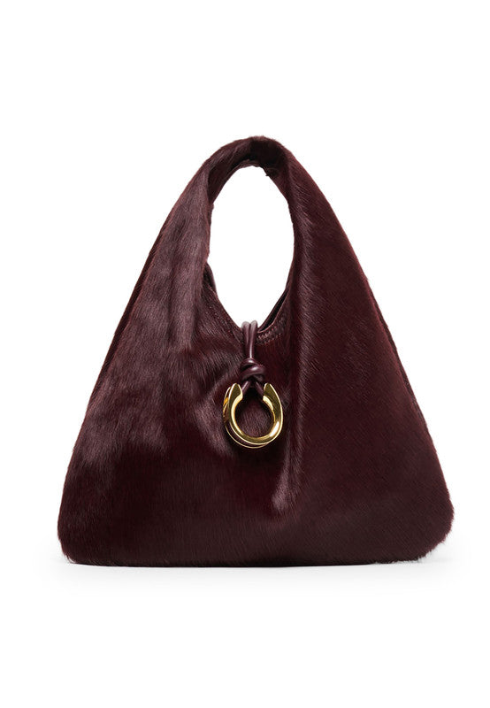 Martin-H Women's Burgundy Hobo Bag