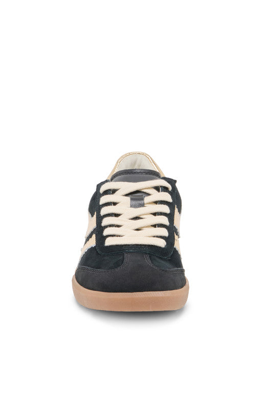 Merit Black & Gold Women's Low-Top Sneakers - view 2
