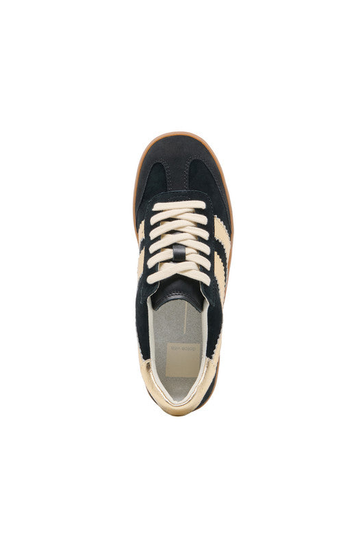 Merit Black & Gold Women's Low-Top Sneakers - view 3