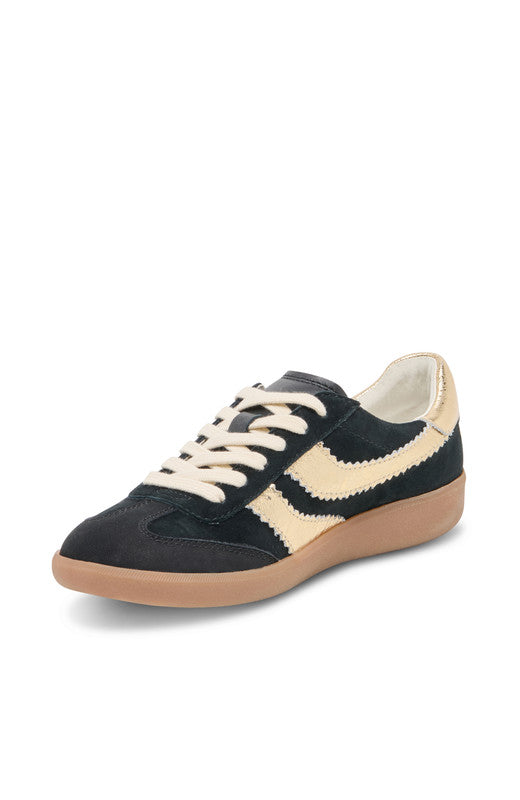 Merit Black & Gold Women's Low-Top Sneakers - view 5