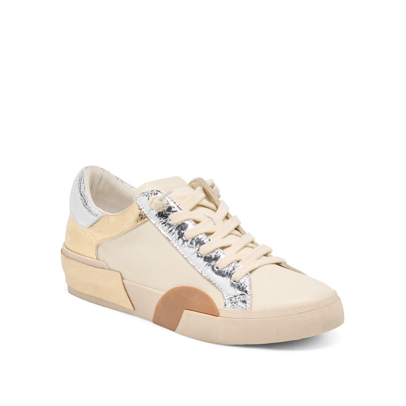Zina Women's Metallic Multi Leather Sneakers
