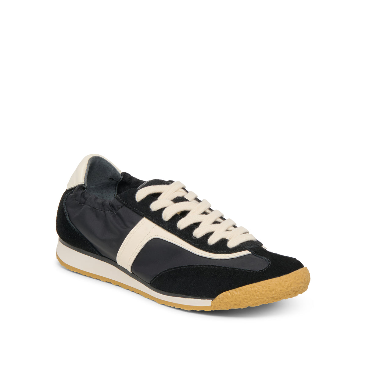 Sariya Black Women's Low-Top Sneakers
