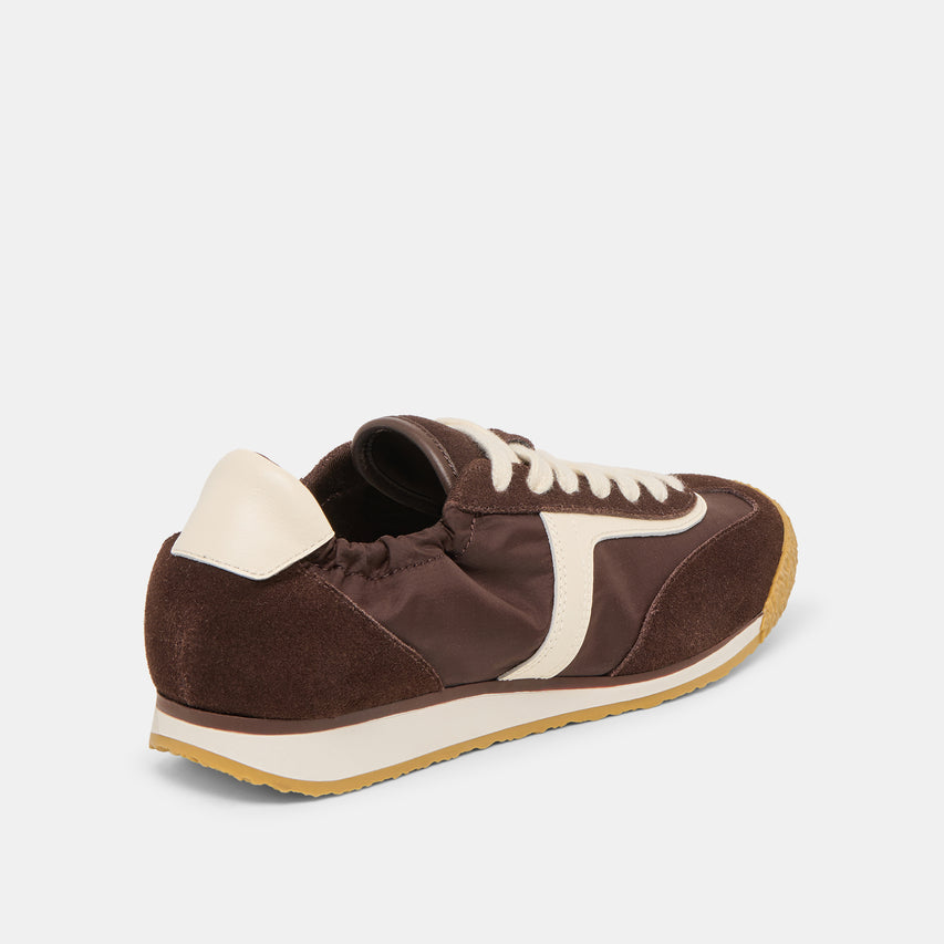 Sariya Dark Brown Women's Low-Top Sneakers - view 5