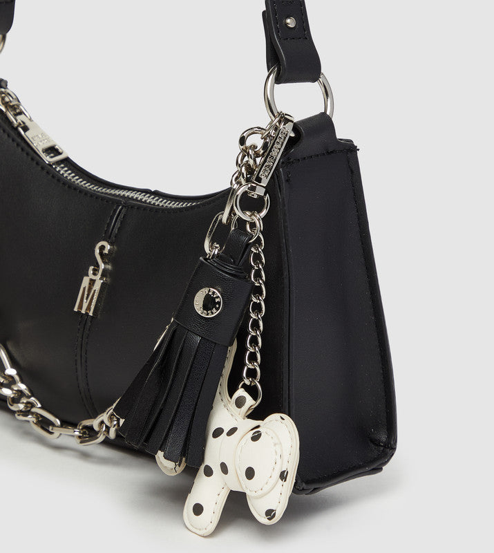 Bmika Smooth Black Women's Shoulder Bag - view 5
