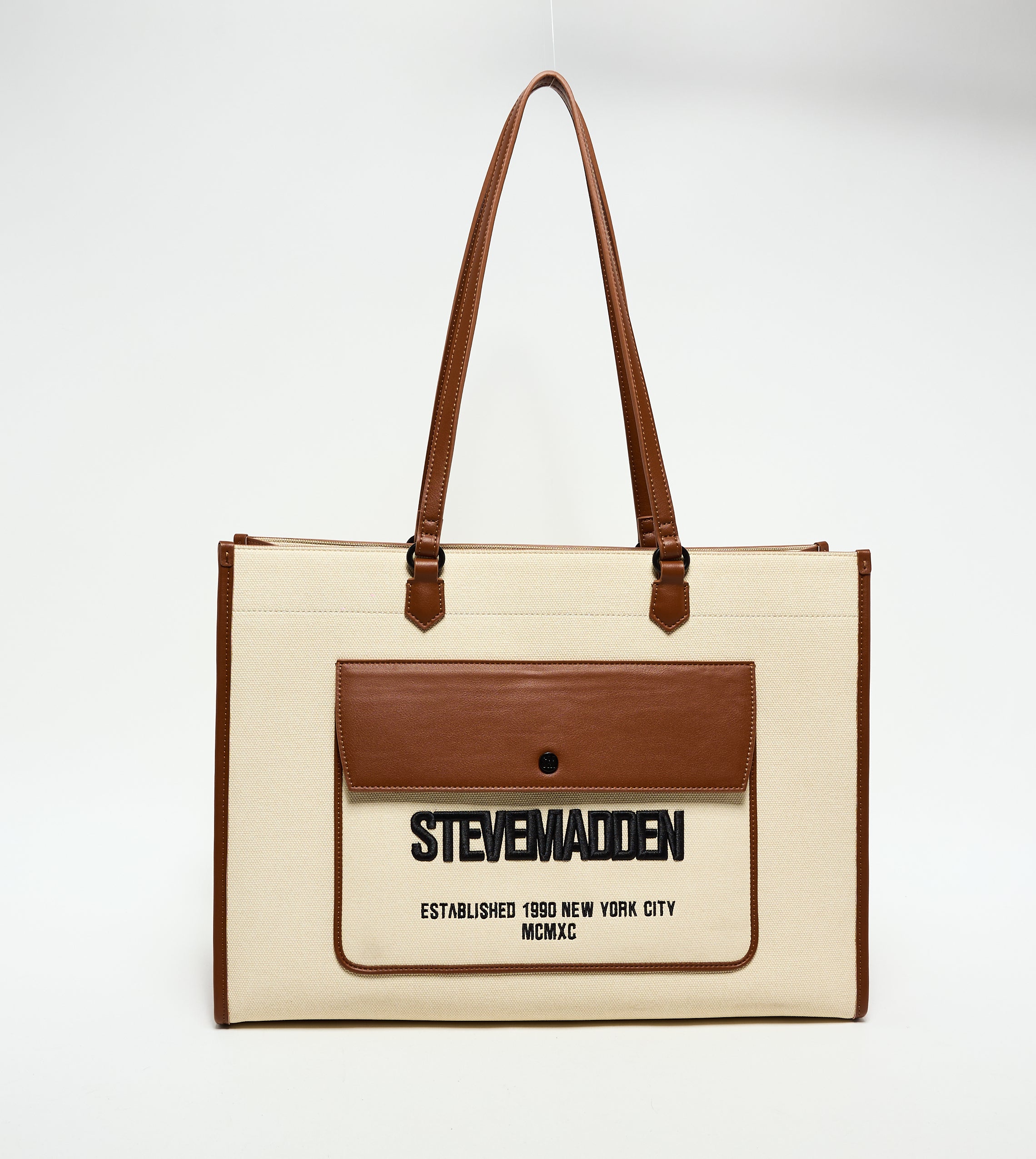 CARRYALL LOGO OFF WHITE TOTE BAG