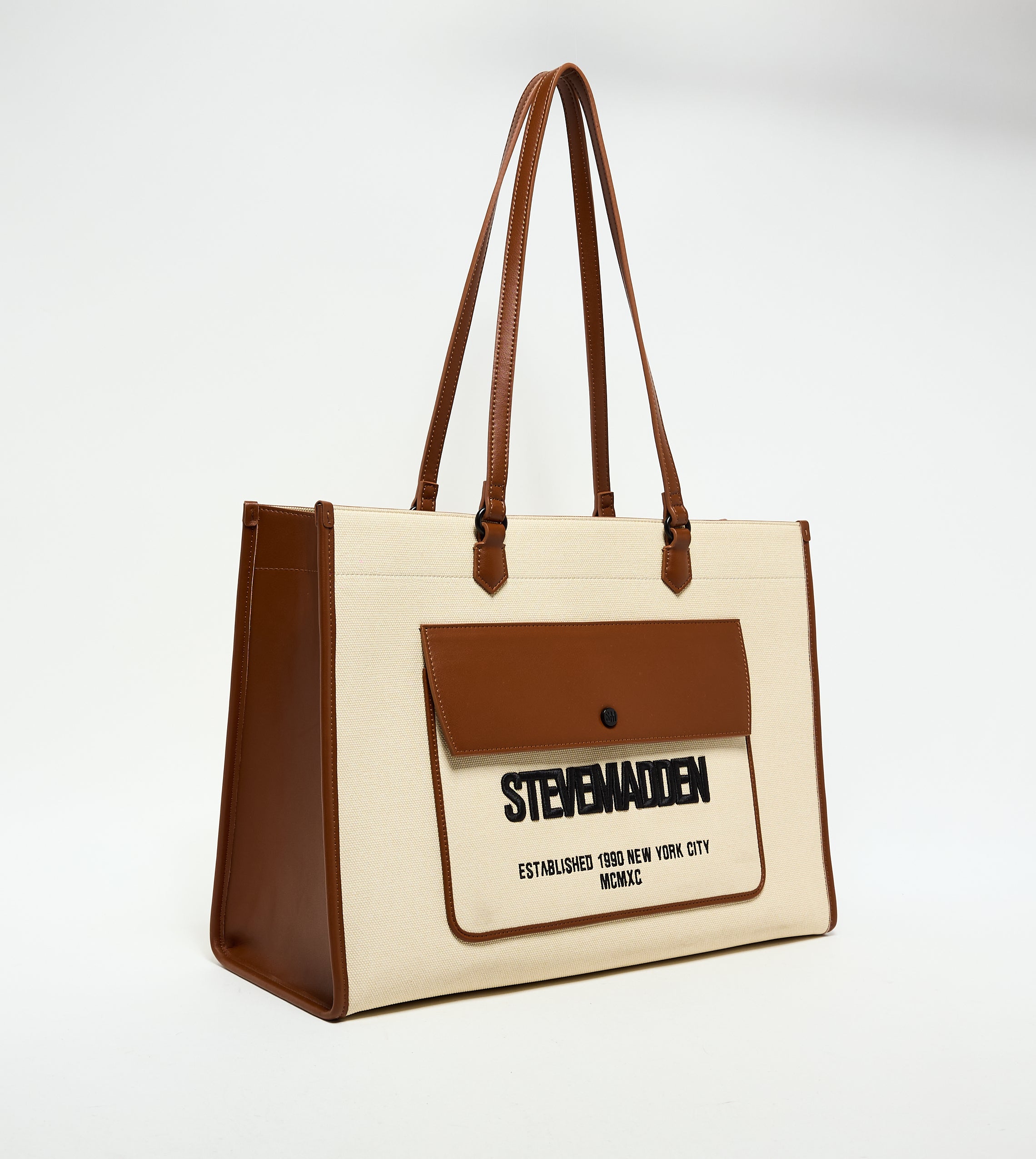CARRYALL LOGO OFF WHITE TOTE BAG