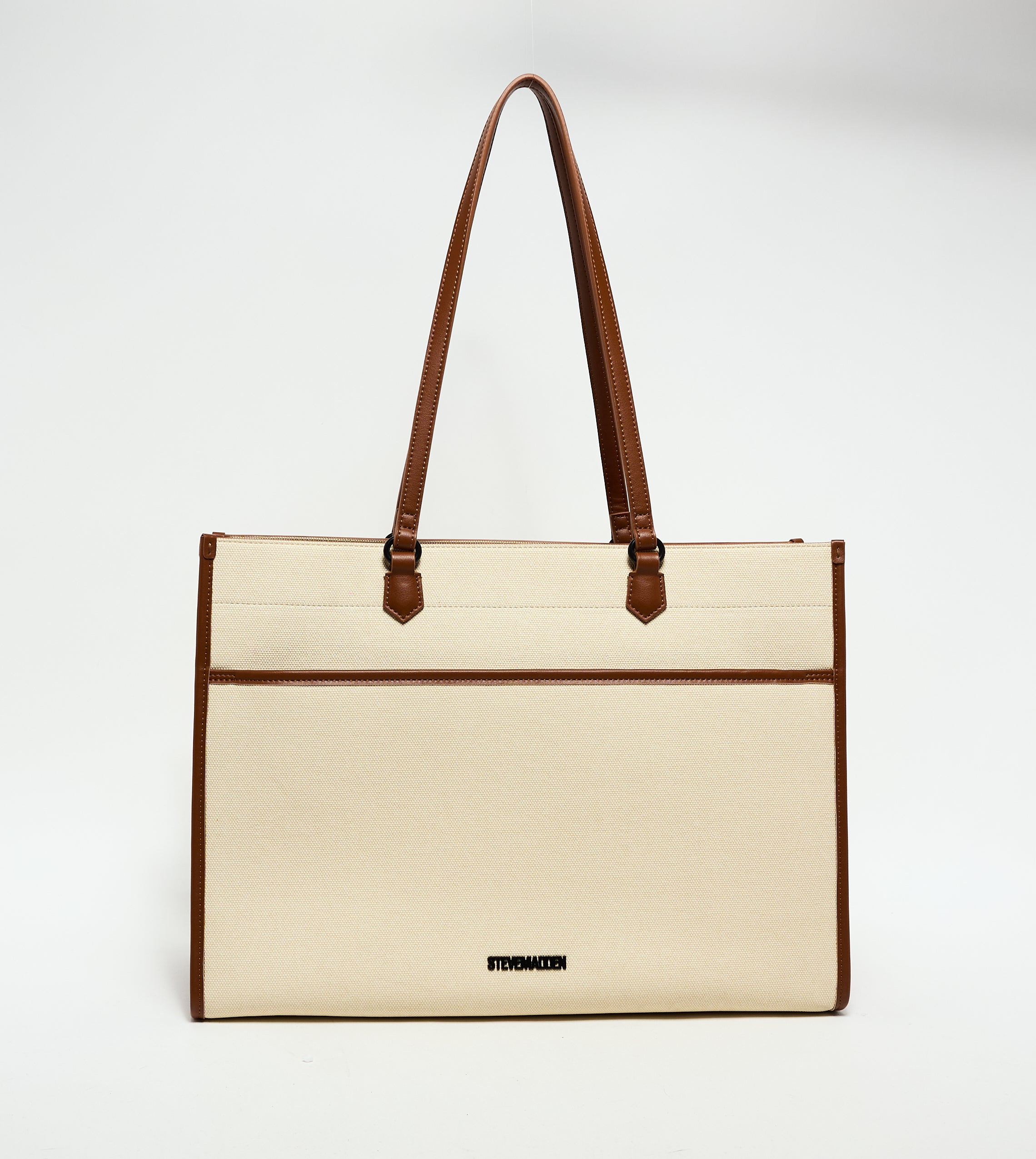 CARRYALL LOGO OFF WHITE TOTE BAG
