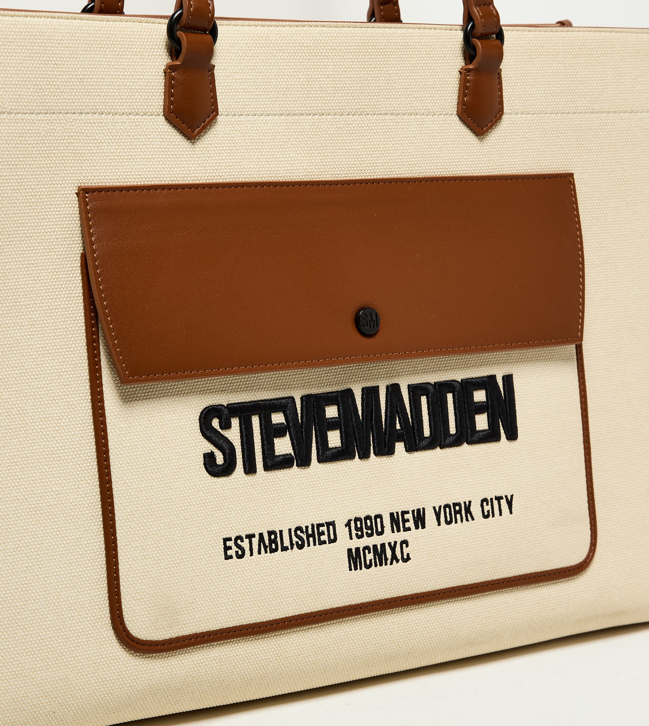 CARRYALL LOGO OFF WHITE TOTE BAG