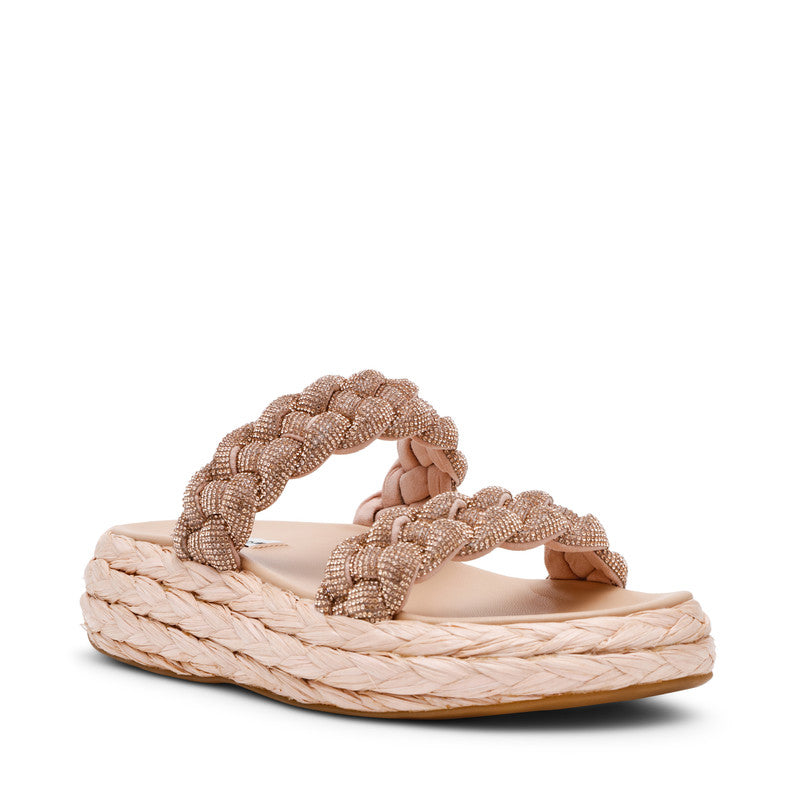 Steve Madden Gallie Gold Women's Flat-Casual Sandals, featured product view
