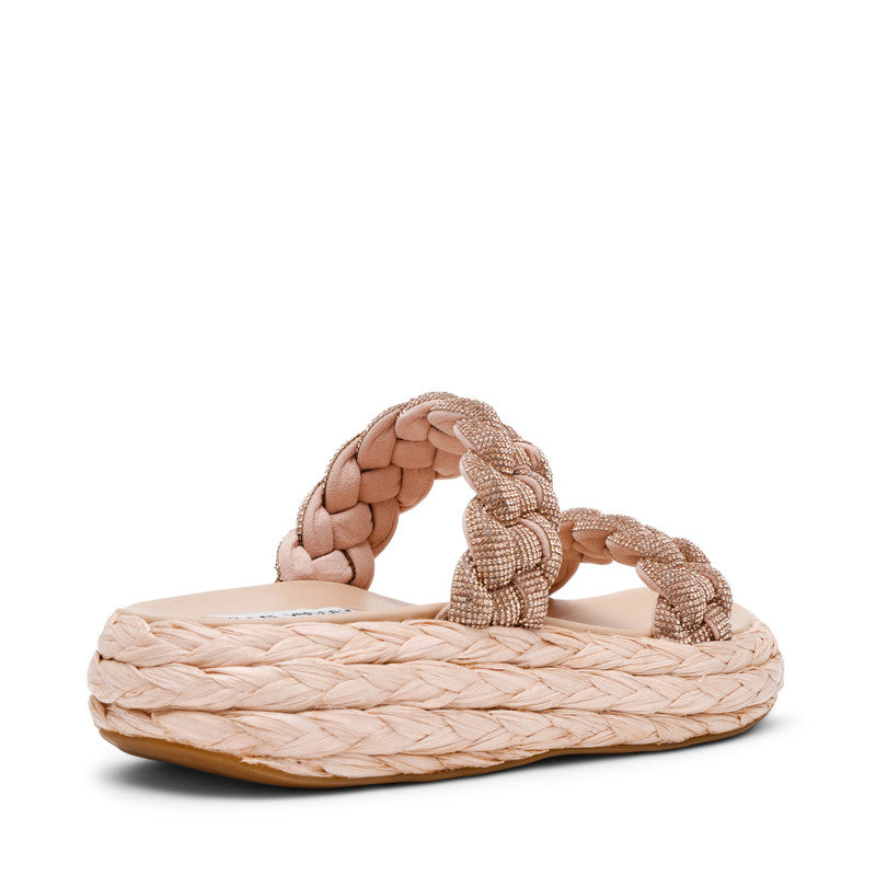 Steve Madden Gallie Gold Women's Flat-Casual Sandals with metallic finish - view 2