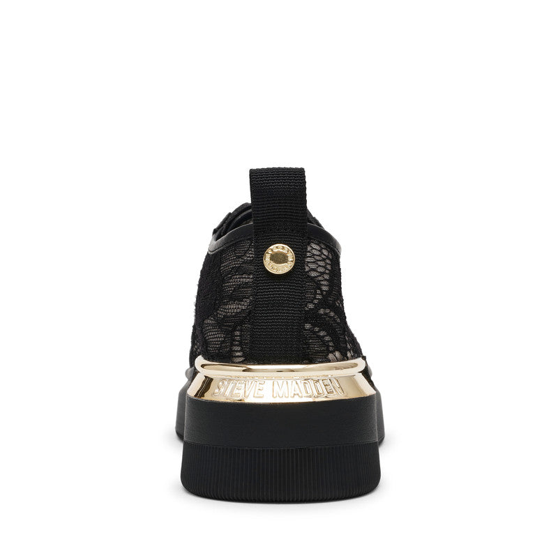 GLACIAL-L BLACK LACE SNEAKERS