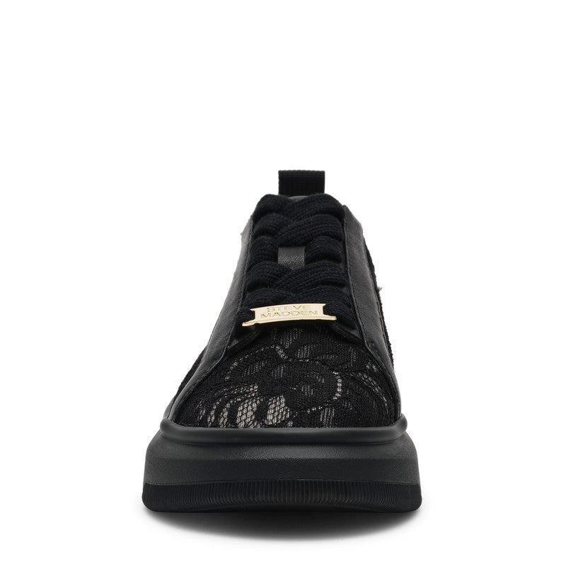 GLACIAL-L BLACK LACE SNEAKERS