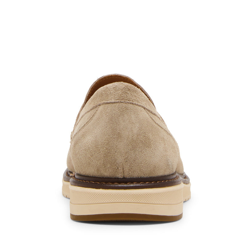 Steve Madden Harlan Men's Taupe Moccasins - rear view