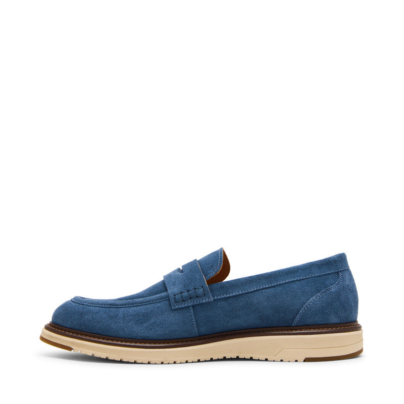 Steve Madden Harlan Men's Blue Moccasins - opposite side profile - view 6
