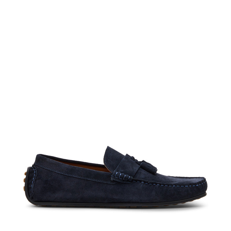 Steve Madden Harringlor Navy Men's Suede Chelsea Boots, featured product view