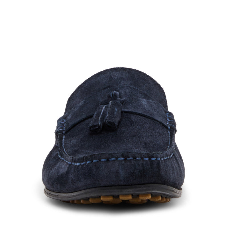 Steve Madden Harringlor Navy Men's Suede Chelsea Boots with suede upper - view 2