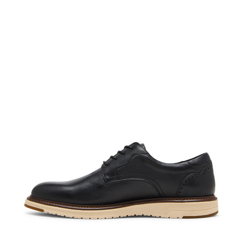Steve Madden Howward Men's Black Lace-Up Shoes - opposite side profile - view 6