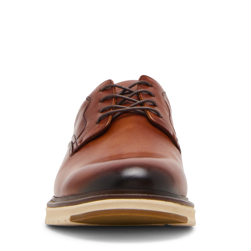 Steve Madden Howward Men's Tan Lace-Up Shoes - front view