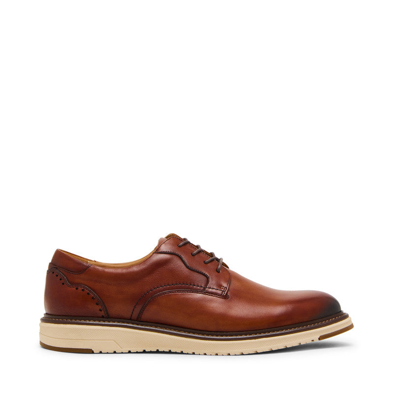 Steve Madden Howward Men's Tan Lace-Up Shoes - side profile - view 3