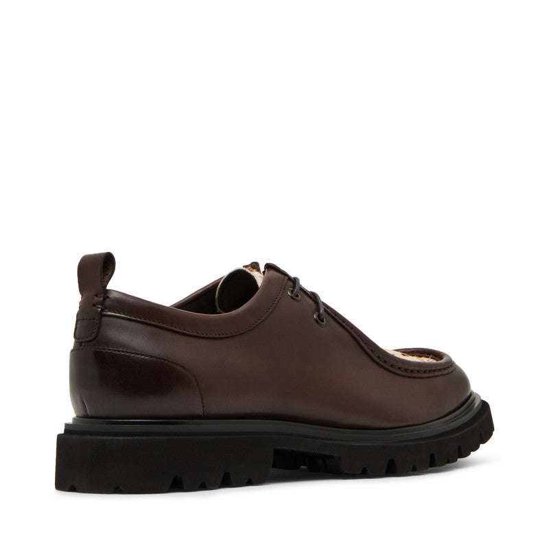 Hulver Men's Brown Polka Dot Formal Shoes - view 2