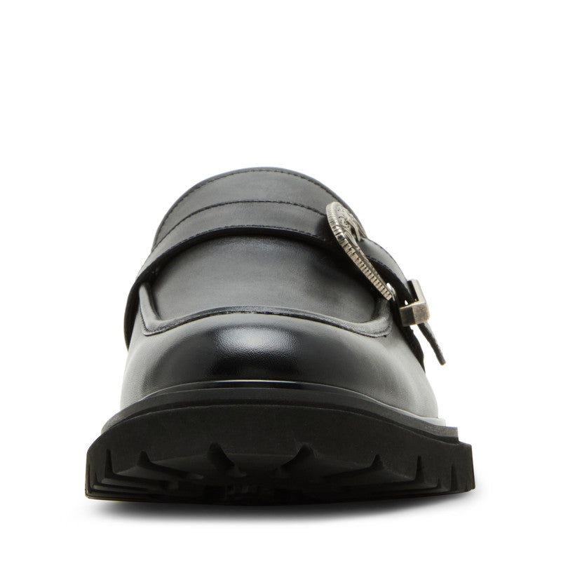 HUTTO BLACK LOAFERS & MOCCASSINS