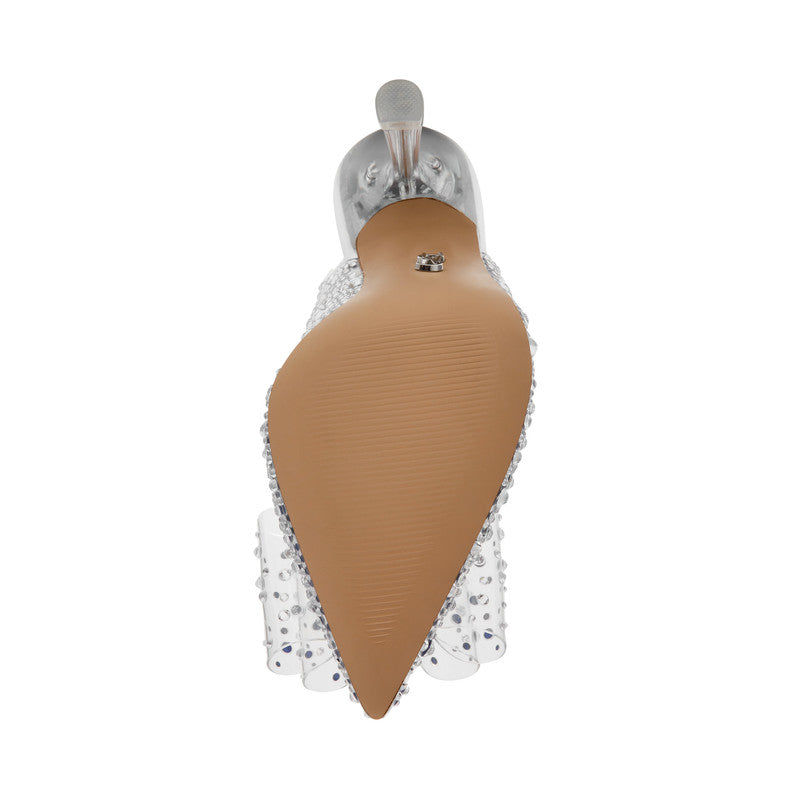Steve Madden Jaguar Women's Clear Pumps - outsole view