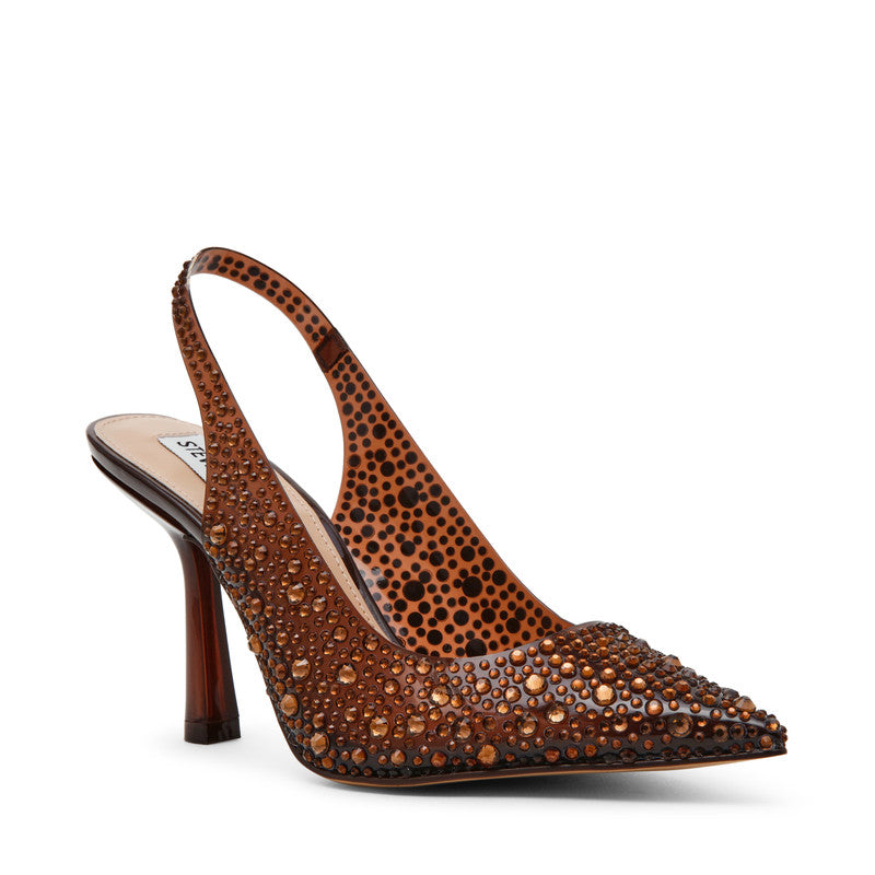 Steve Madden Jeweler Women's Brown Pumps - front three-quarter view