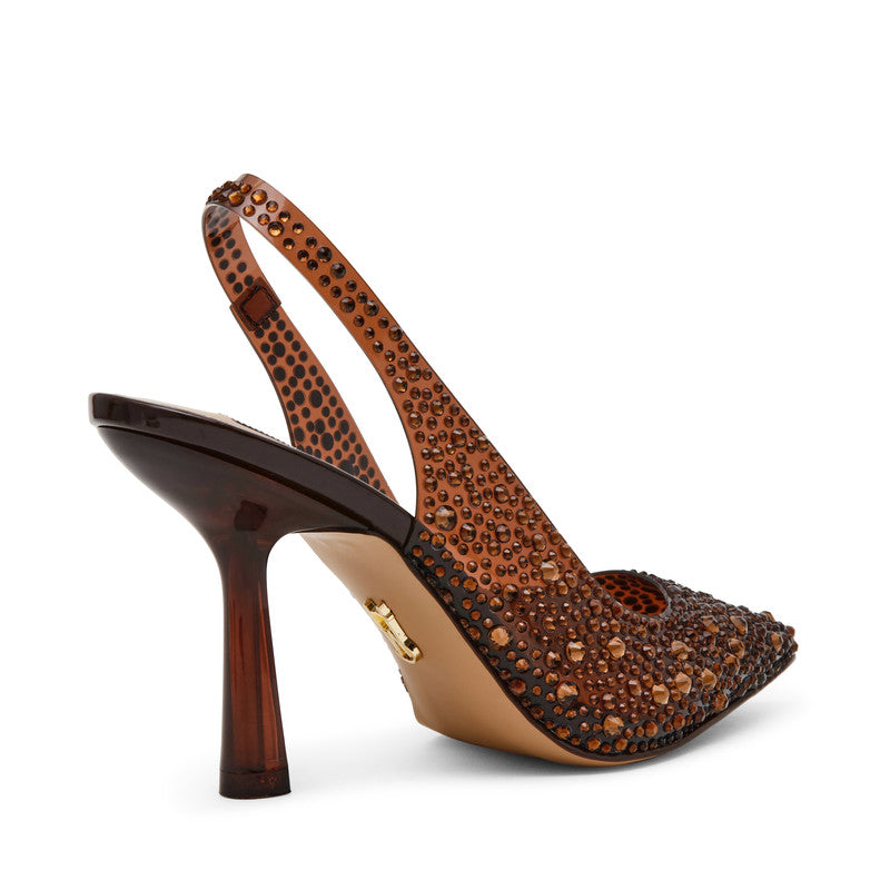 Steve Madden Jeweler Women's Brown Pumps - side profile - view 2