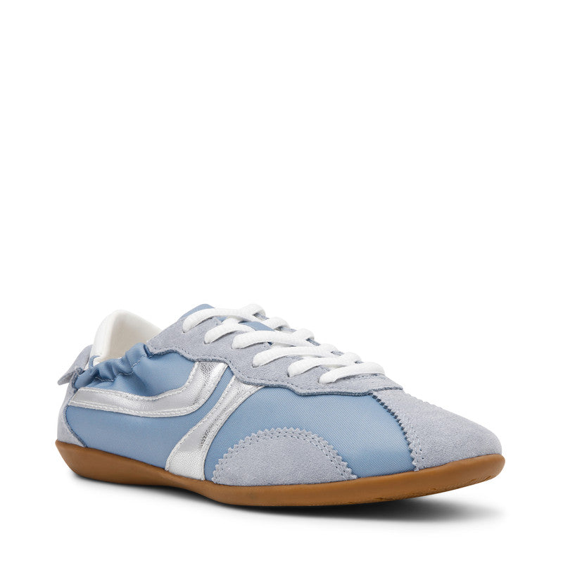 Steve Madden Khaia Women's Light Blue Multicolor Sneakers - front three-quarter view