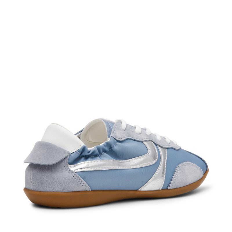 Steve Madden Khaia Women's Light Blue Multicolor Sneakers - rear three-quarter view