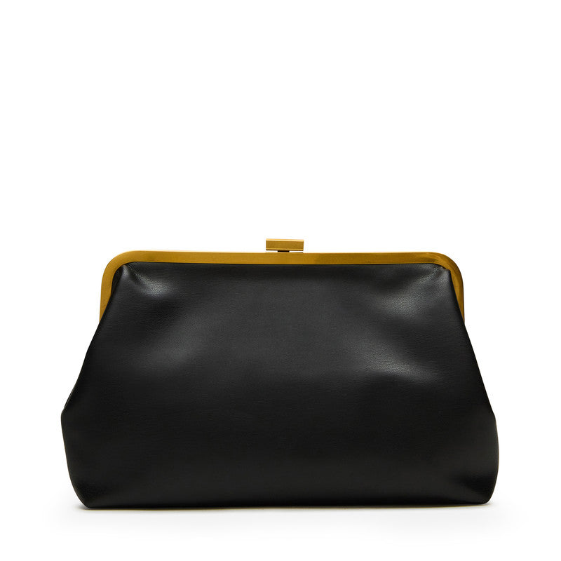 Steve Madden Kisses Women's Black Clutch - front view