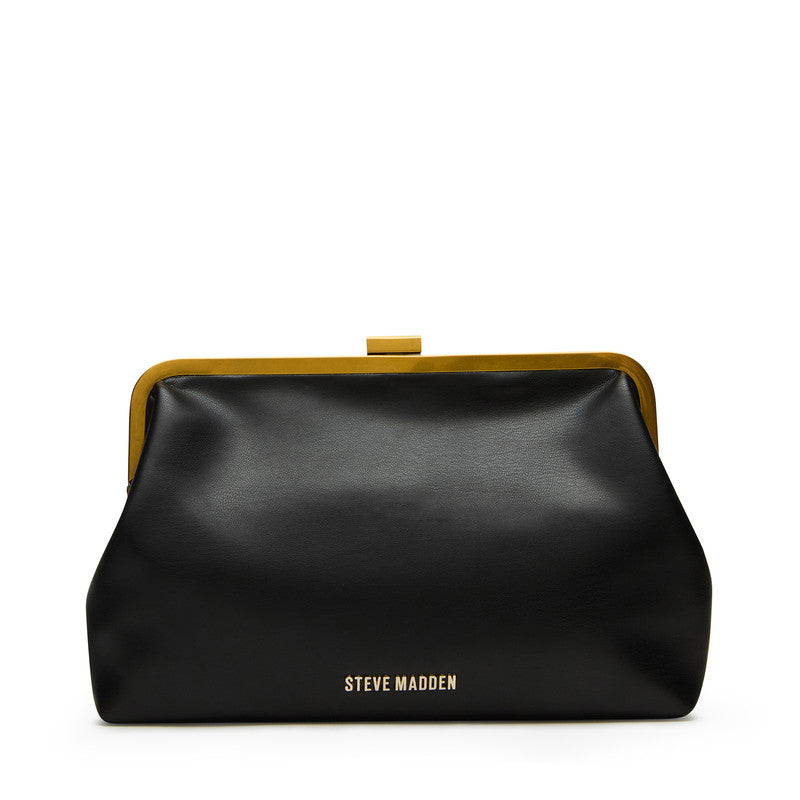 Steve Madden Kisses Women's Black Clutch - back view