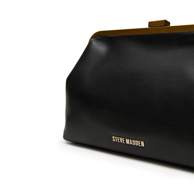 Steve Madden Kisses Women's Black Clutch - rear three-quarter view