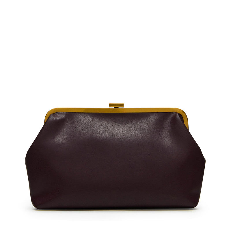 Steve Madden Kisses Women's Wine Clutch - front view