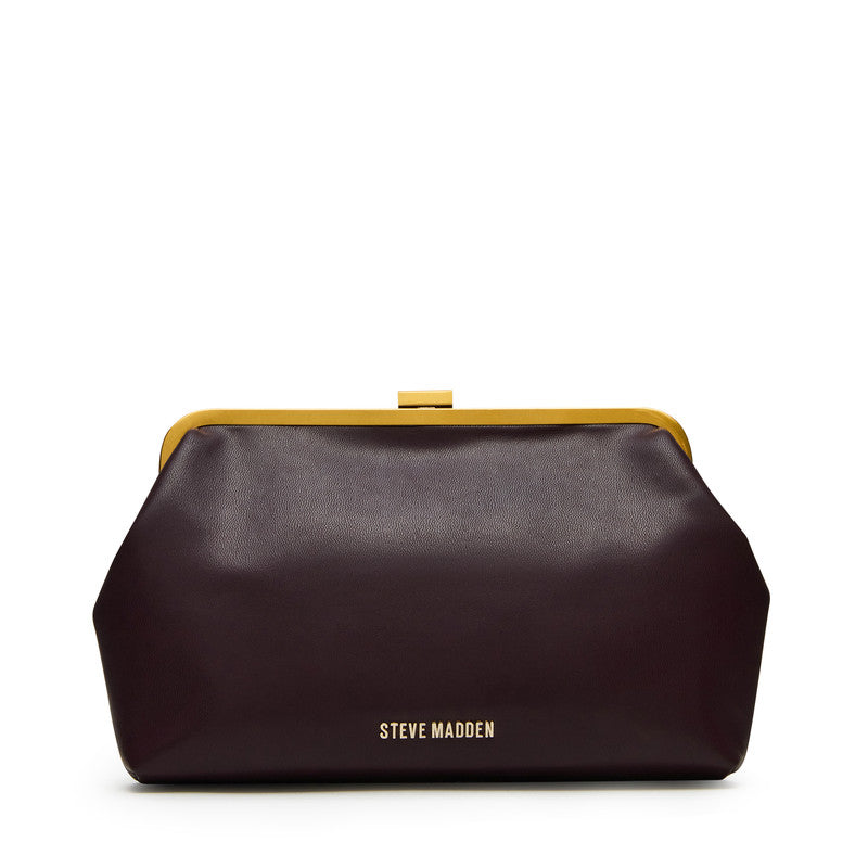 Steve Madden Kisses Women's Wine Clutch - back view