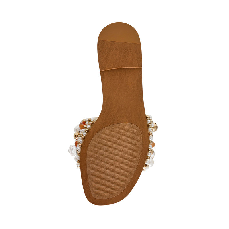 Steve Madden Klio Women's Coral Flat Sandals - outsole view