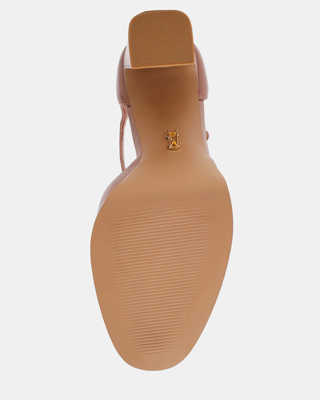 Steve Madden Lexie Women's Blush Leather Pumps - outsole view