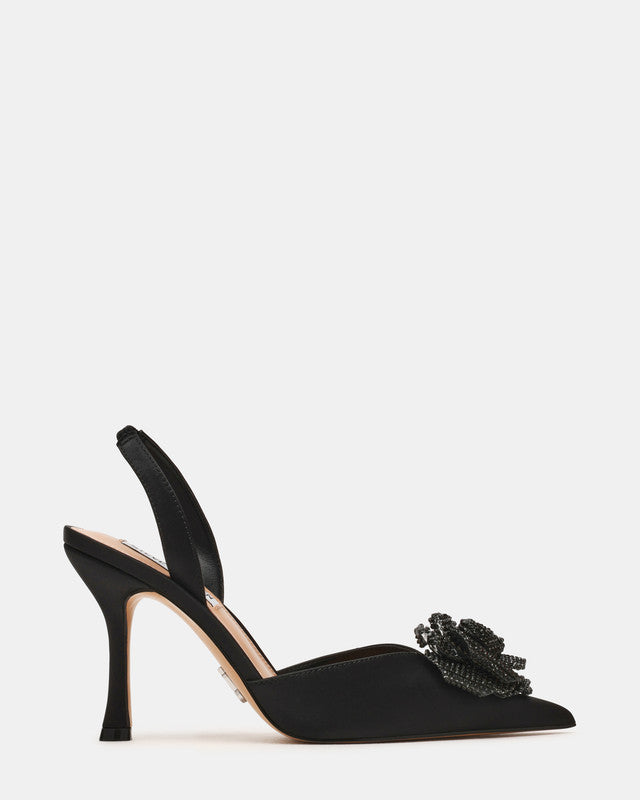 Steve Madden Lysandra Women's Black Pumps - side profile