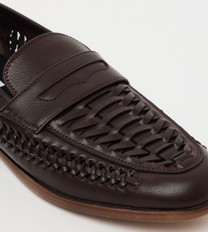 M Josten Brown Men's Slip On Dress Shoes - view 6