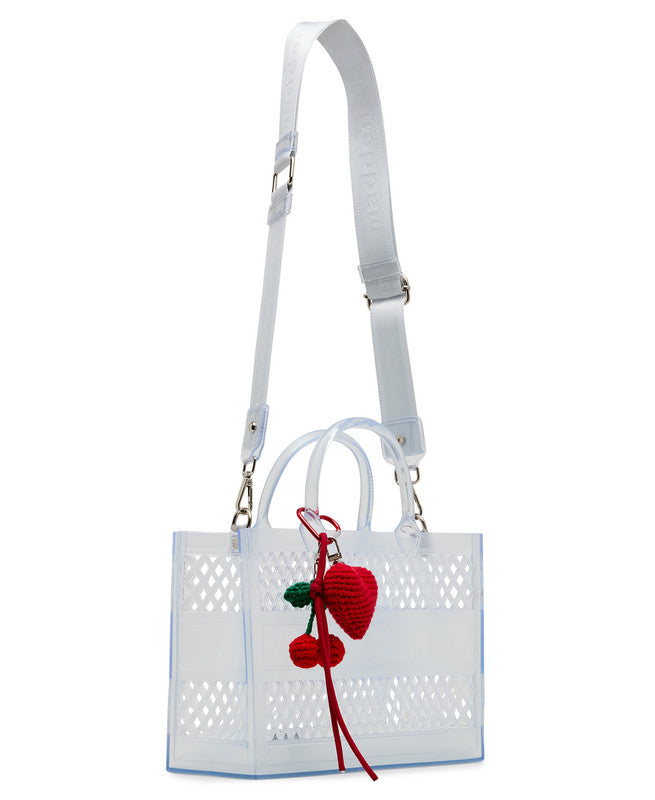 Steve Madden Akit clear women's jelly mini tote bag, product view 4