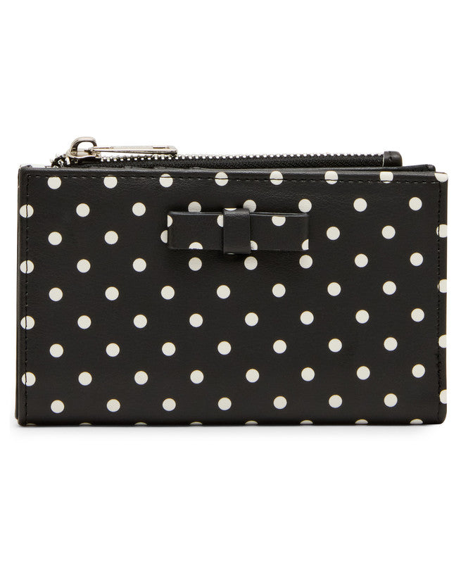 Amorrb Black Polka Dot Women's Zip Wallet – Steve Madden