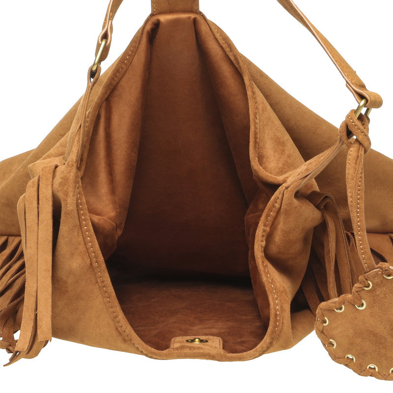 Cognac Women's Hobo Bag - view 4